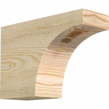 Ekena Millwork Huntington Rough Sawn Rafter Tail, Douglas Fir, 4"W x 8"H x 12"L RFT04X08X12HUN00RDF